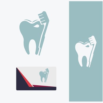 Smiling Tree Dental logo vector