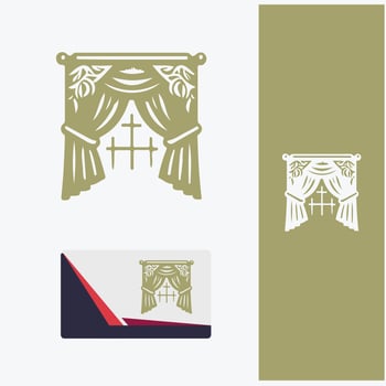 Satin Shades curtains logo vector