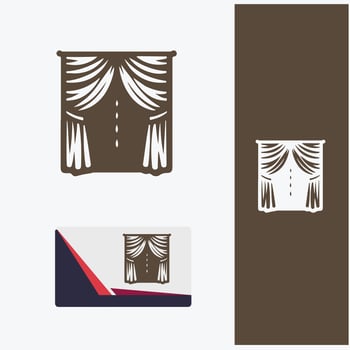 Prestige Drapes curtains logo vector