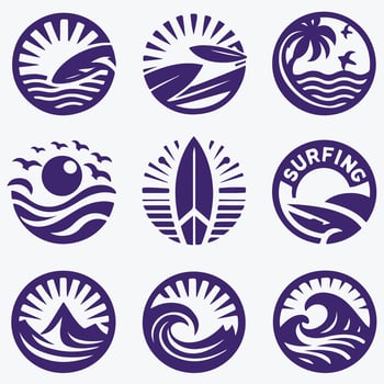 Endless Wave collection logo vector
