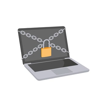 Ransomware Flat Icon, illustration vector