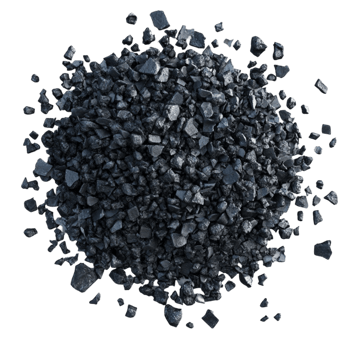 Realistic Illustration of Black Coal png