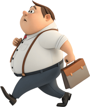 Playful Cartoon Man Character for Happy, Everyday Activities. . png