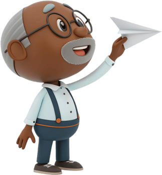Lively Cartoon Character Brings Joy to Workplace Challenges. . png