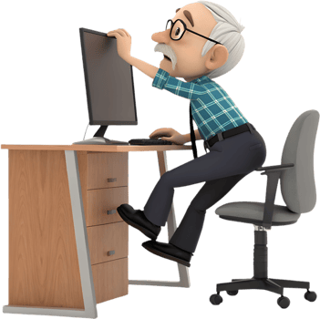 Adorable Cartoon Character Makes Workplace Challenges Delightfully Fun. . png