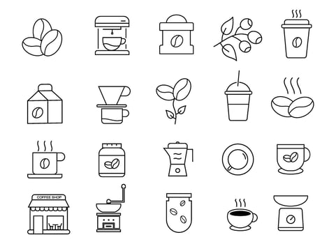 Coffee shop and drink vector