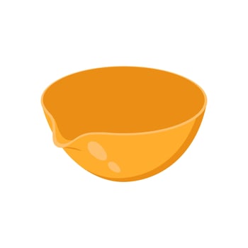 Evaporating Dish Flat Icon, illustration vector