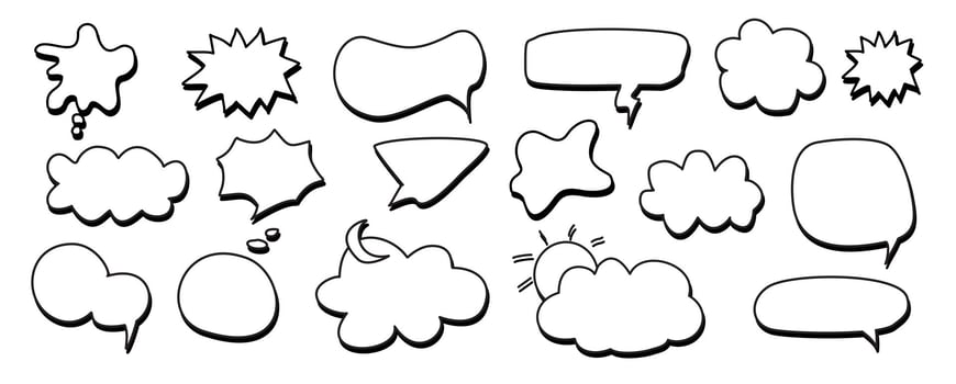 label comics and cartoon vector