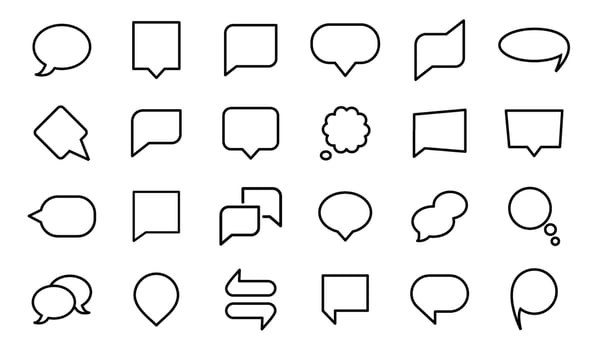 comics label for text vector
