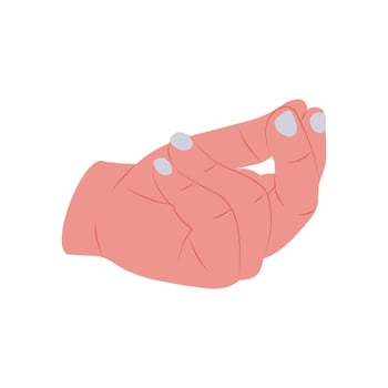 Money Gesture Hand Gesture Icon, illustration vector