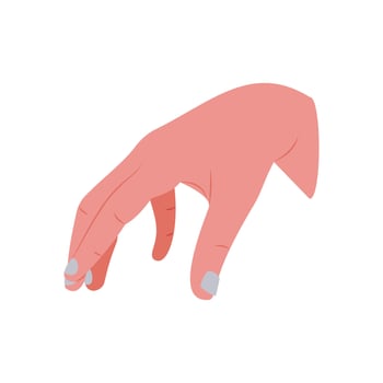 Hanging Something Hand Gesture Icon, illustration vector