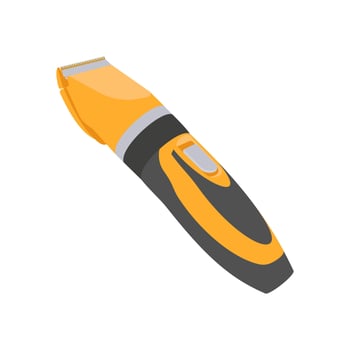 Electric Pet Clipper Flat Illustration vector