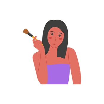 Beautician Flat illustration vector