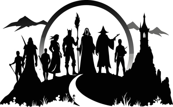 Echoes of Darkness A Fellowship Quest vector