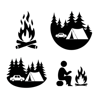 Camp element design png