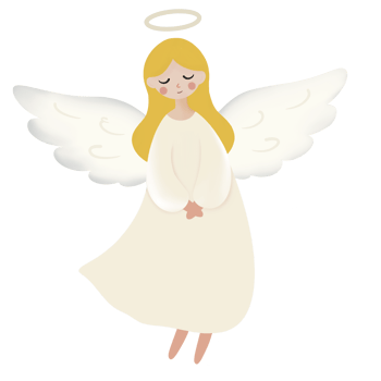 Angel Wings Flying Christmas png