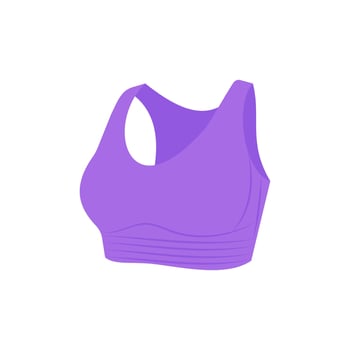 Sports Bra Illustration vector