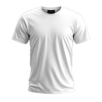 High-Quality White T-Shirt Transparent Image for Custom Mockups png