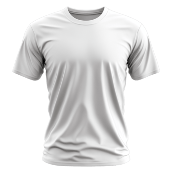 High-Resolution White T-Shirt Transparent Background for Designers png