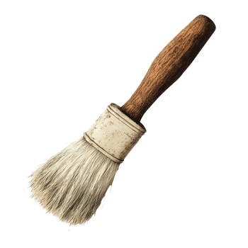 Craft a beautiful texture with a charming brush on a transparent background showcasing its intricate details, A Brush with Sweeping Charm, transparent background. png