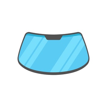 Car Windshield, Automotive Illustration vector