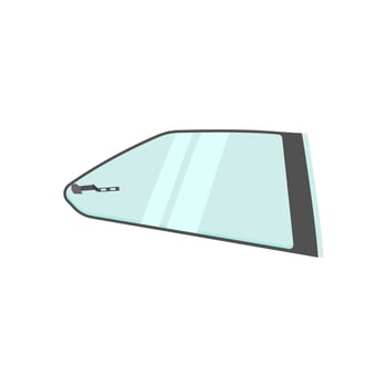 Car Door Mirror, Automotive Illustration vector