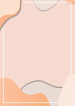 Aesthetics social media background template vector