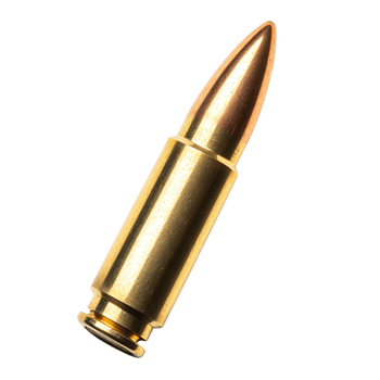 Gold Bullet Cartridge Closeup Ammunition Detail Weaponry Firearm Shooting Hunting png