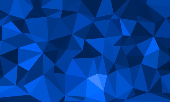 Background with dark blue color triangle pattern texture. Modern mosaic concept illustration design vector