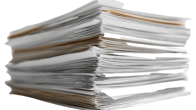 Stacking Papers Creates a Transparent Background png