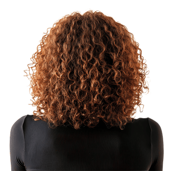 Woman with curly hair sitting on a transparent background, captured from behind in a serene moment of reflection, Back View Woman Sitting with Curly Hair on transparent background png