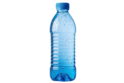 Refreshing Water Bottle, Crystal Clear, with Transparent Background png