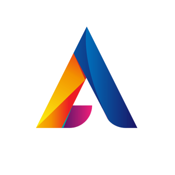 The logo for a company that makes colorful, abstract shapes png