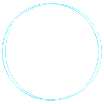 A light blue circle frame png