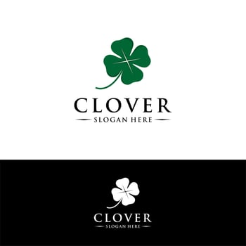 clover leaf logo template vector