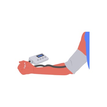 Hyper Tension, Cardiovascular Disease Illustration Icon vector