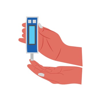 Diabetes, Cardiovascular Disease Illustration Icon vector