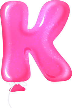 k customizable balloon letters png