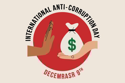 happy International Anti corruption Day vector