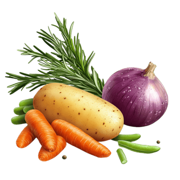 Fresh Vegetables with Herbs png