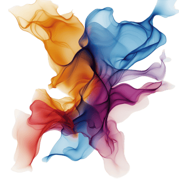 A vibrant abstract art piece featuring flowing colors on a transparent background, illustrating movement and emotion, Abstract art piece with flowing colors, transparent background. png