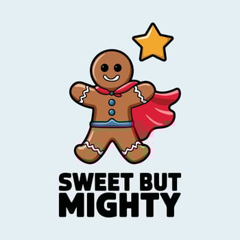 Gingerbread Star t shirt vector