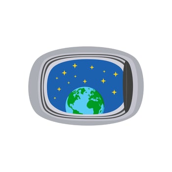 Space Illuminator, Space Illustration vector