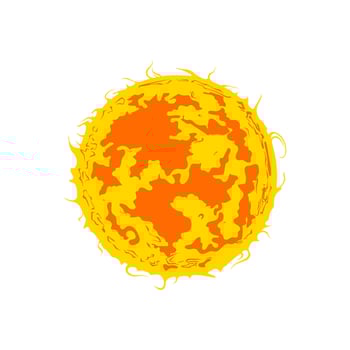 Sun, Space Illustration vector