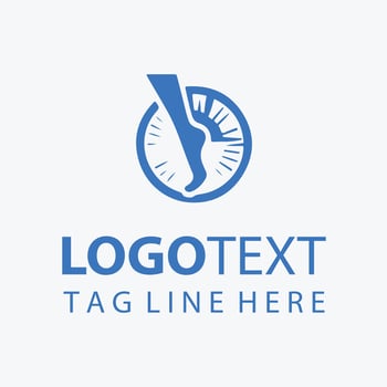 Fresh Limb leg natural logo vector