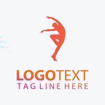 Pulse Revolution dancer logo vector
