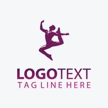 Step Flow dancer logo vector