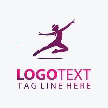 Pulse Step dancer logo vector