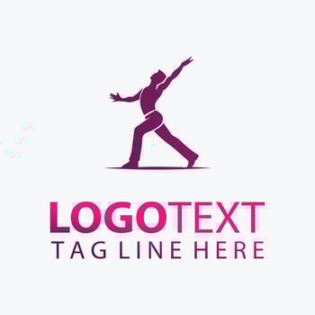 Urban Rhythm Dance logo vector