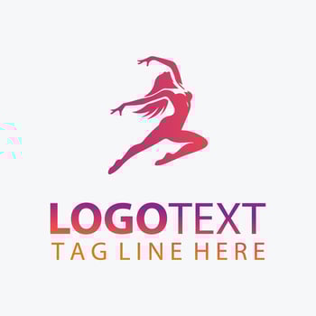 Movement Surge dancer logo vector